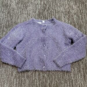 GAP Kids Lavender Fuzzy Sweater